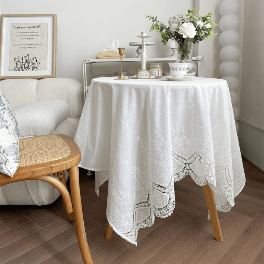 ZARA Tablecloth Embroidered