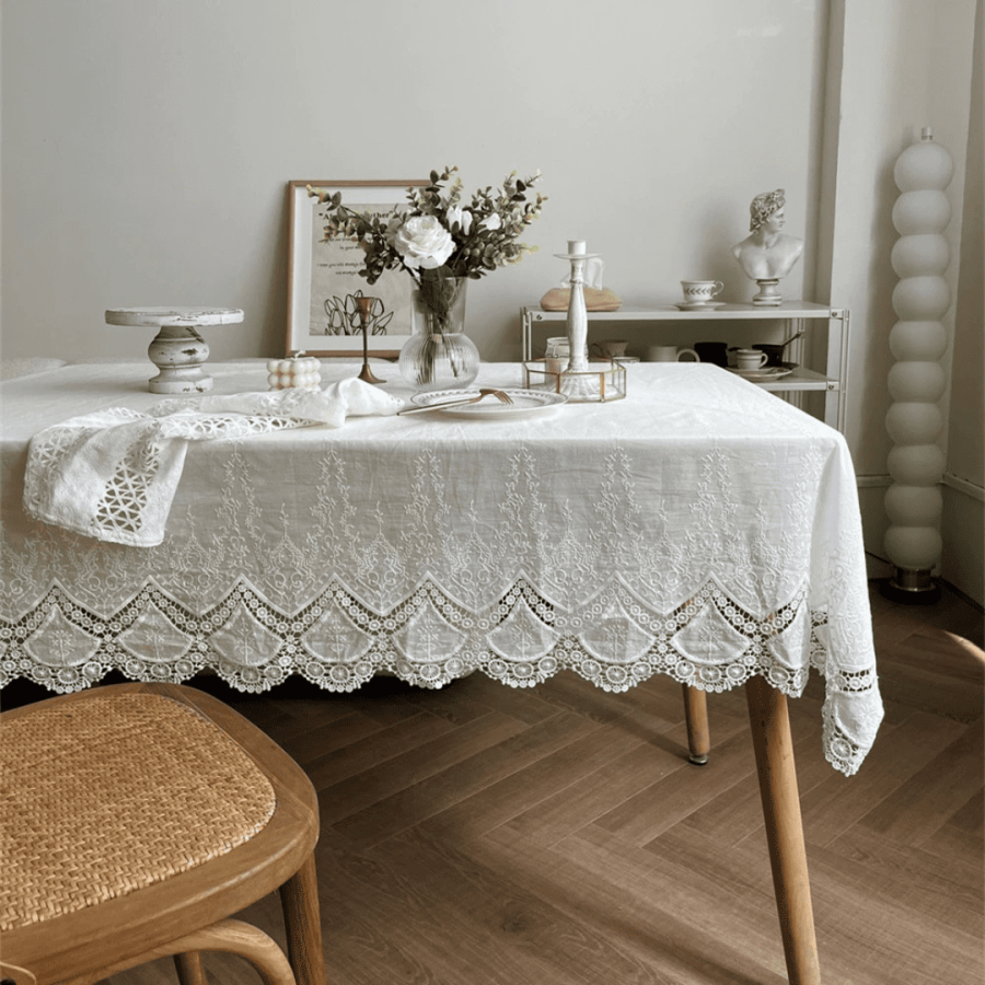 ZARA Tablecloth Embroidered