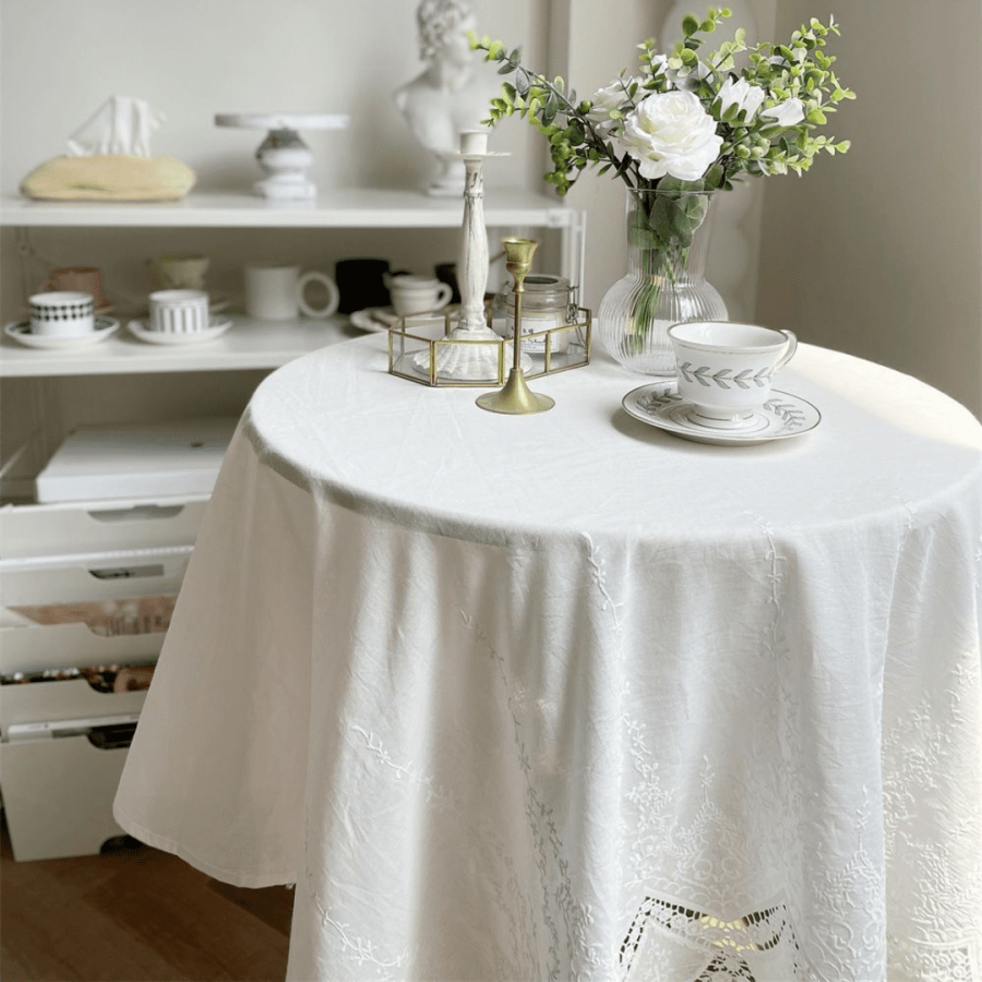 ZARA Tablecloth Embroidered