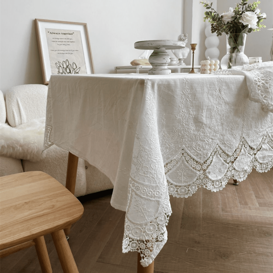 ZARA Tablecloth Embroidered