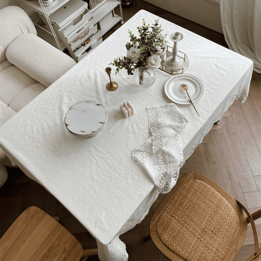 ZARA Tablecloth Embroidered