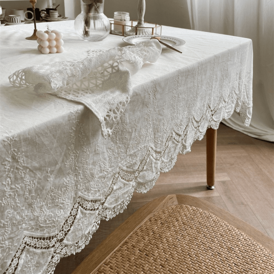 ZARA Tablecloth Embroidered