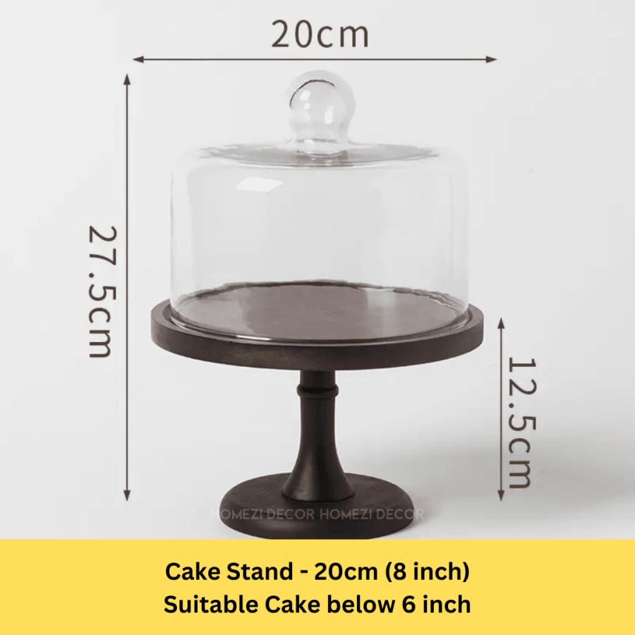 126 Cake Stand Wood Classic