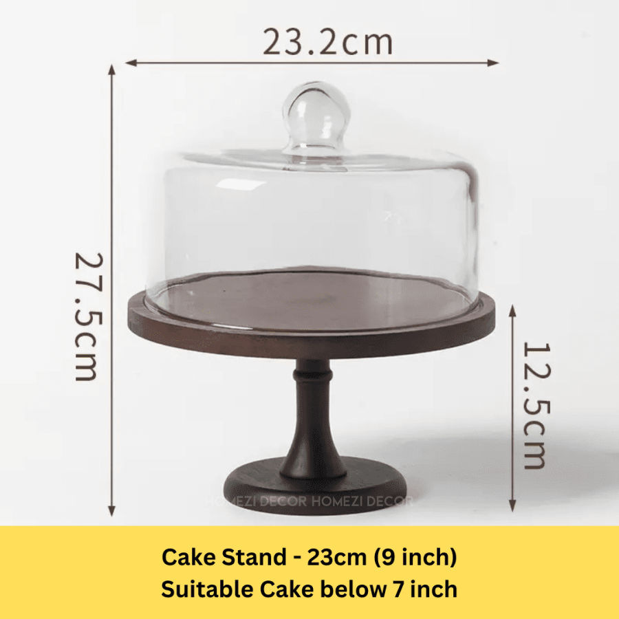 126 Cake Stand Wood Classic